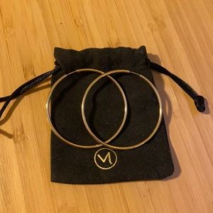 Mejuri Oversized Thin Hoops